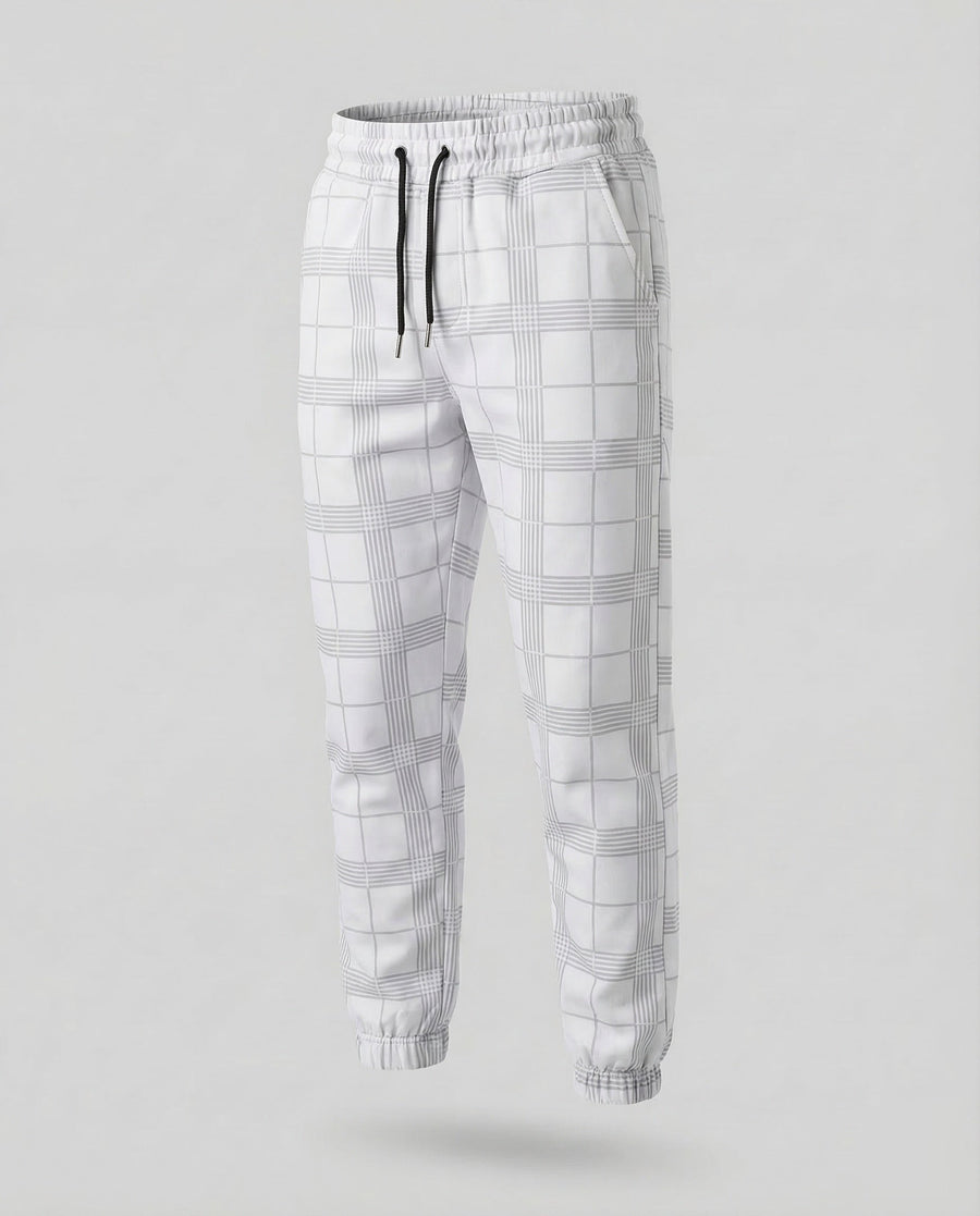 Mirko Joggers in White