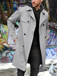 Mirko Trench Coat in Dark Brown