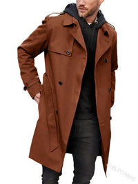 Mirko Trench Coat in Dark Brown