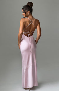Ivy Maxi Dress – Blush
