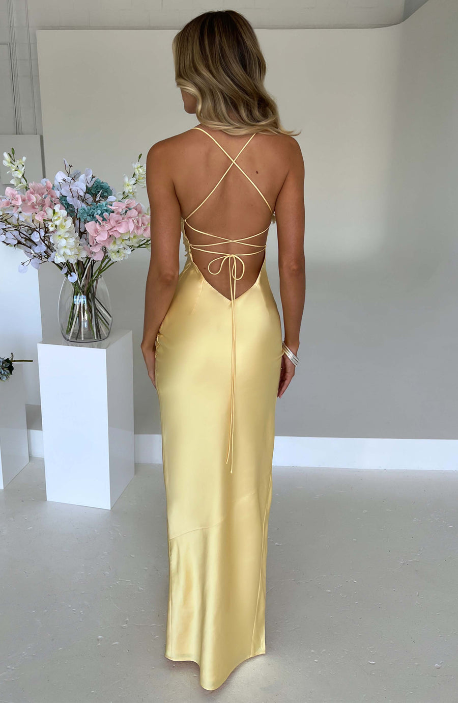 Ivy Maxi Dress – Lemon