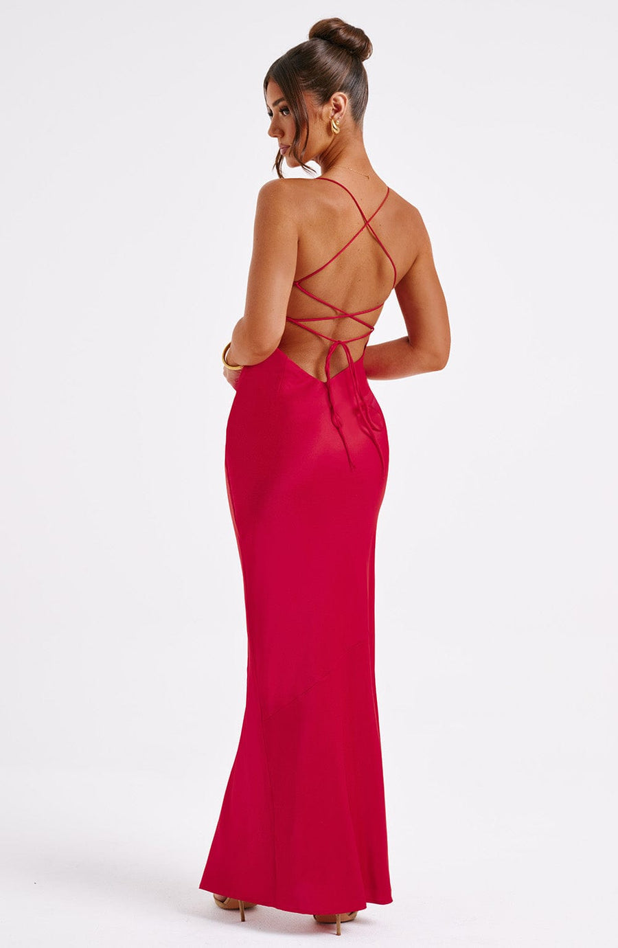 Ivy Maxi Dress – Red