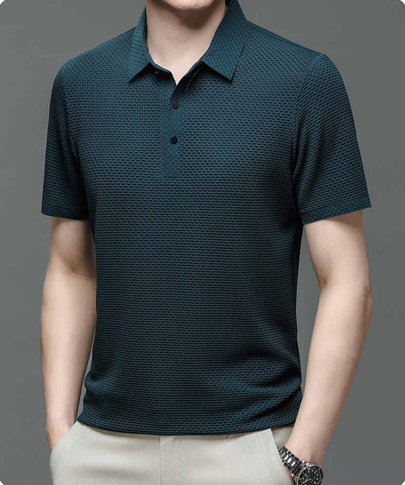 Niklas | Men's Textured Long Sleeve Casual Shirt