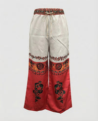 Moira Linen Blend Trousers in Multicolour