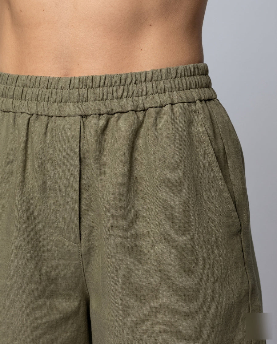 Moira Linen Shorts with Pockets