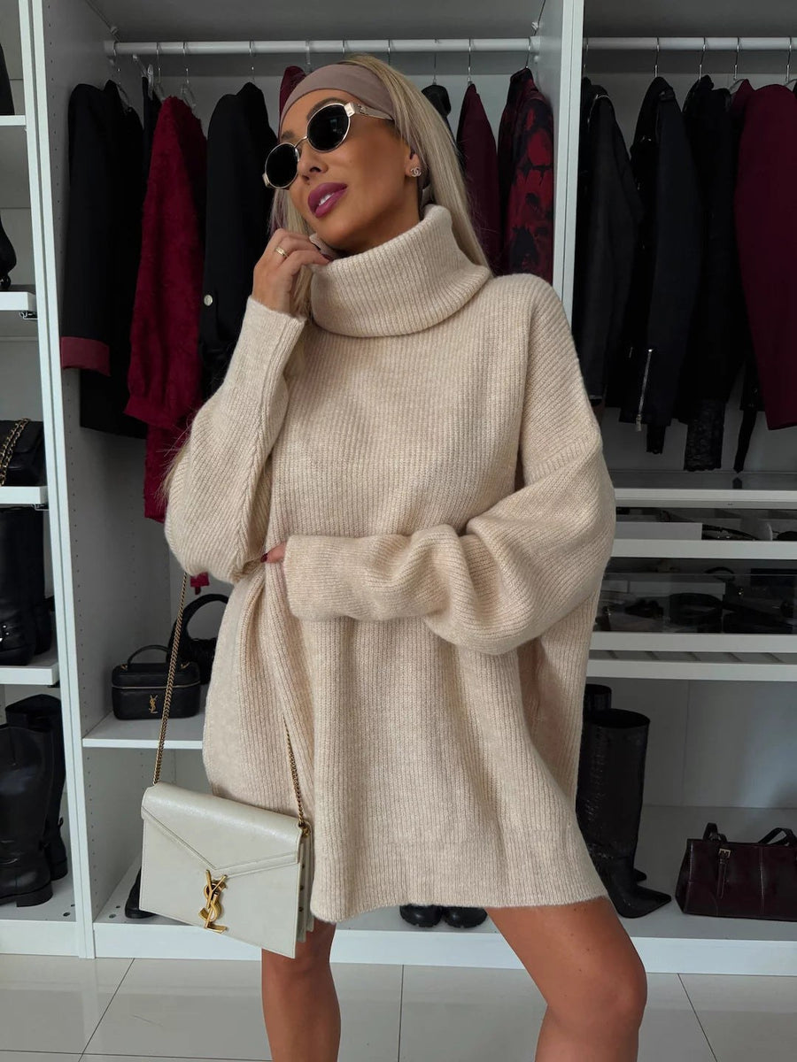 Moira Sweater with Oversized in Apricot