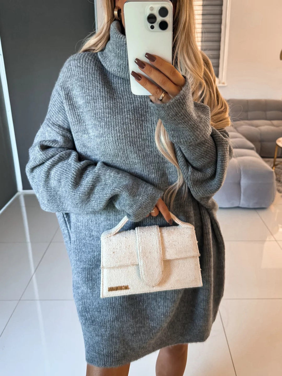 Moira Sweater with Oversized in Grey