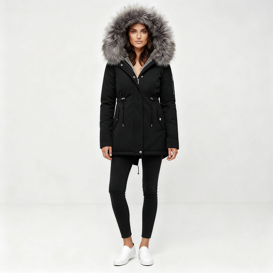 Monique Coat in Black