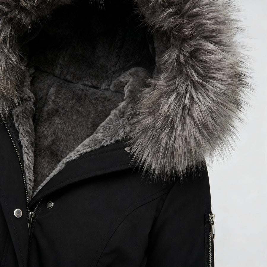 Monique Coat in Black
