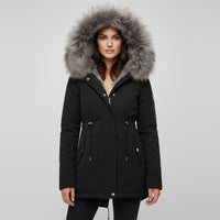 Monique Coat in Black
