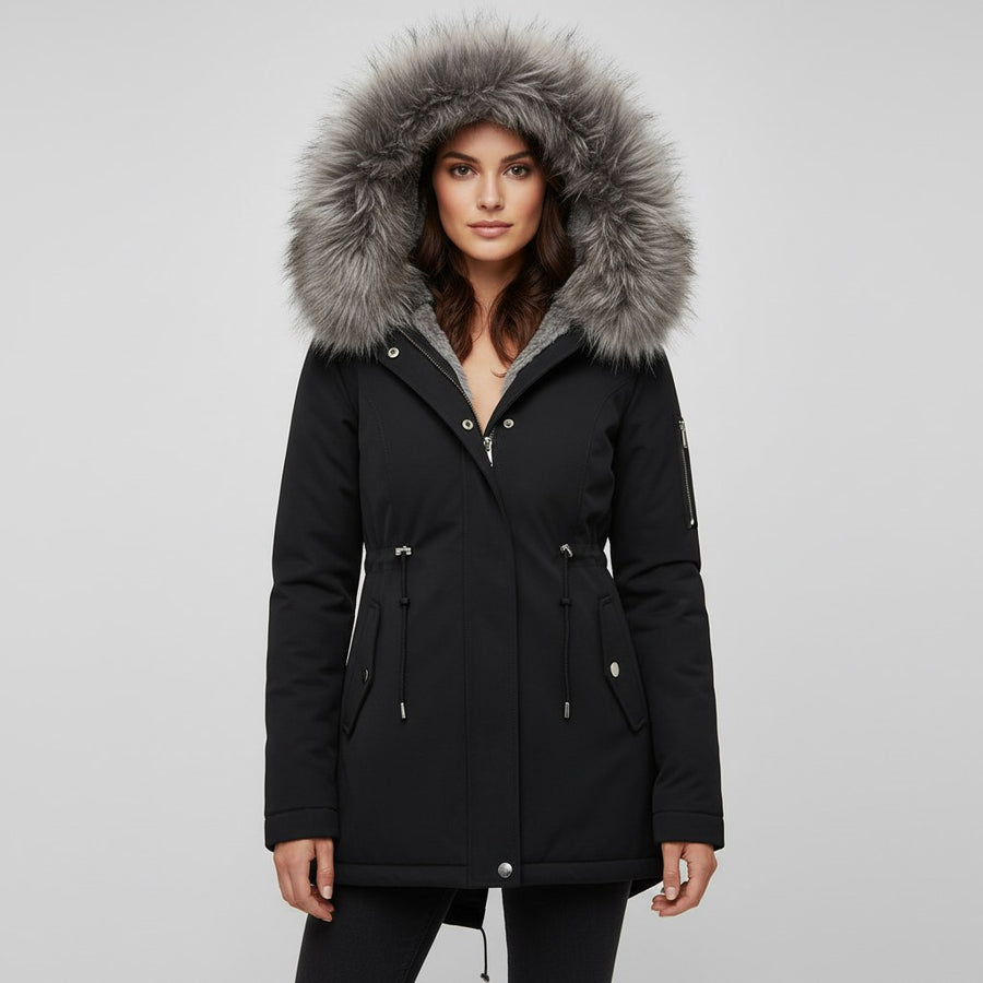 Monique Coat in Black