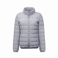 Monique Quilted Jacket in Grey