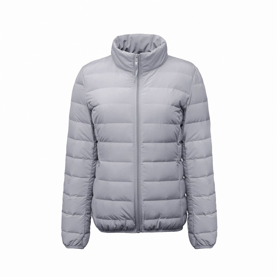 Monique Quilted Jacket in Grey