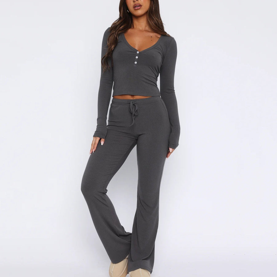 Monique Top in Dark Grey