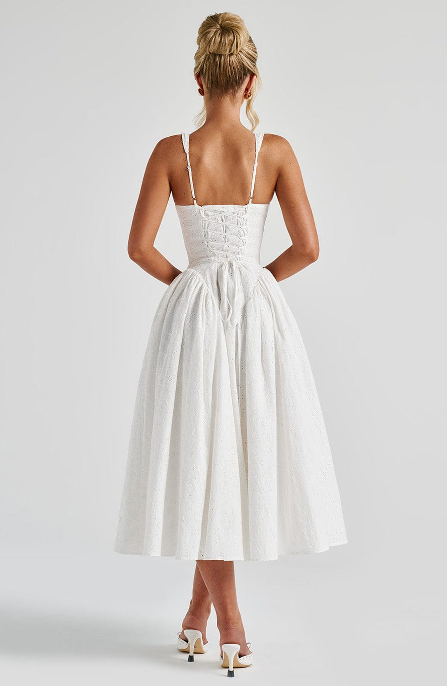 Zoe Midi Dress - Ivory