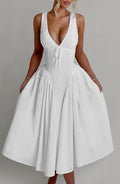 Zoe Midi Dress - Ivory