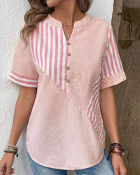 Monroe™ Soft Striped Blouse in Blue