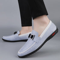 Montauk Genuine Leather Loafer in Coastal Blue
