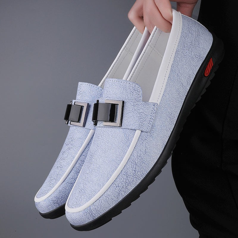 Montauk Genuine Leather Loafer in Coastal Blue