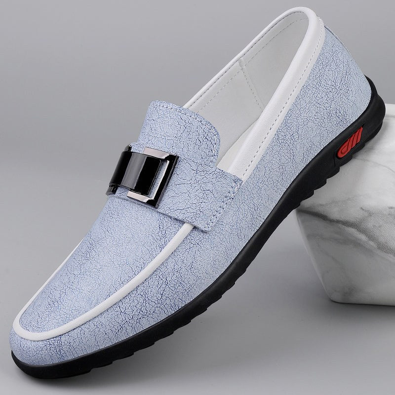 Montauk Genuine Leather Loafer in Coastal Blue