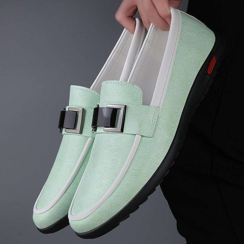 Montauk Genuine Leather Loafer in Sea Foam