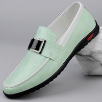 Montauk Genuine Leather Loafer in Sea Foam