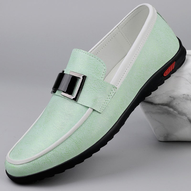 Montauk Genuine Leather Loafer in Sea Foam