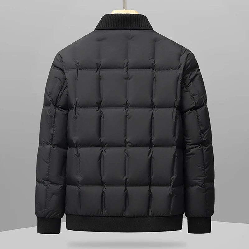 Montauk Quilted Down Jacket in Charcoal