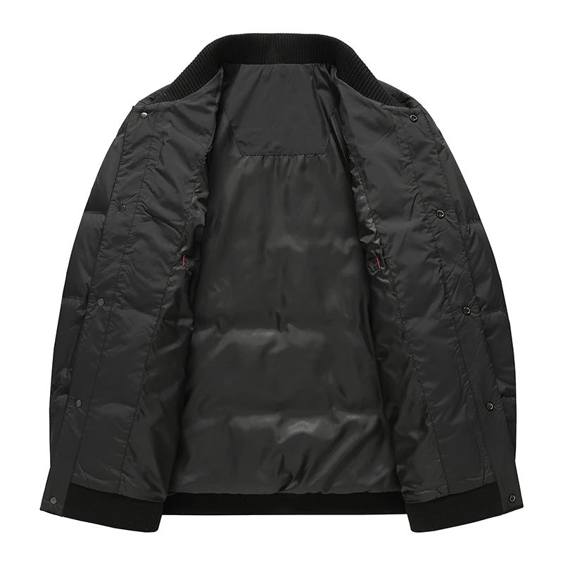 Montauk Quilted Down Jacket in Charcoal