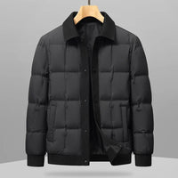 Montauk Quilted Down Jacket in Charcoal
