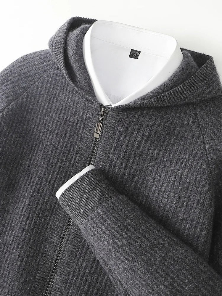Montblanc Merino Wool Sweatshirt in Charcoal