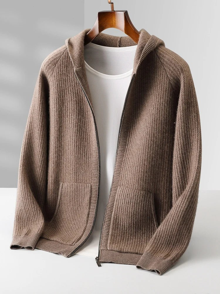Montblanc Merino Wool Sweatshirt in Sienna Brown