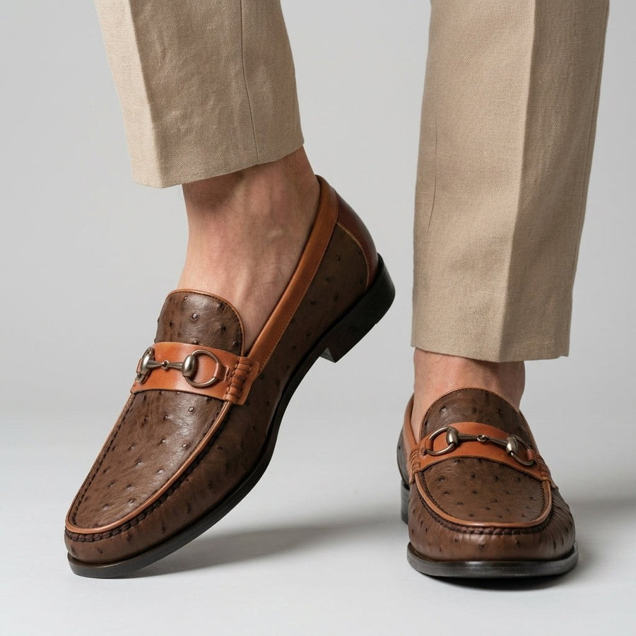 Montello Genuine Leather Loafer in Cognac