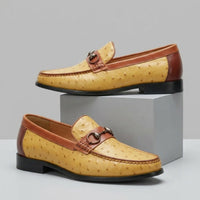 Montello Genuine Leather Loafer in Sienna Brown