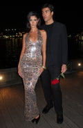Karla Maxi Dress - Sequin Leopard Print