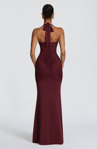 Isabel Maxi Dress – Cherry Lacquer
