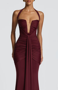 Isabel Maxi Dress – Cherry Lacquer