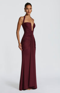 Isabel Maxi Dress – Cherry Lacquer