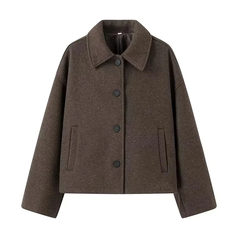 Women's Wool Jacket Oversized