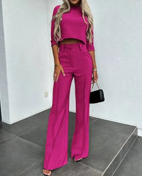 Verena | Women's Two-Piece Long Sleeve Top and Trouser Set