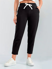 Myra Casual Trousers in Black