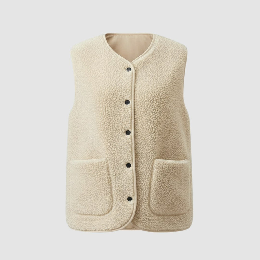 Myra Elegant Vest in Beige