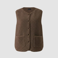 Myra Elegant Vest in Brown