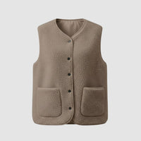 Myra Elegant Vest in Khaki