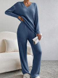 Nadia Comfortable Set in Deep Blue