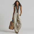 Nadia Embroidered Wide-Leg Jumpsuit