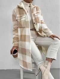 Nadia Jacket with Checked in Apricot