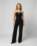 Nadia Jumpsuit with V-Neck and Sleeveless