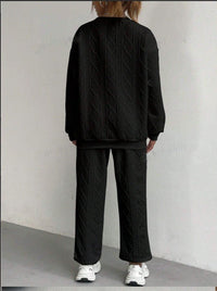 Nadia Knit Suit in Black