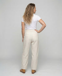 Nadia Linen Sweater with Pleated